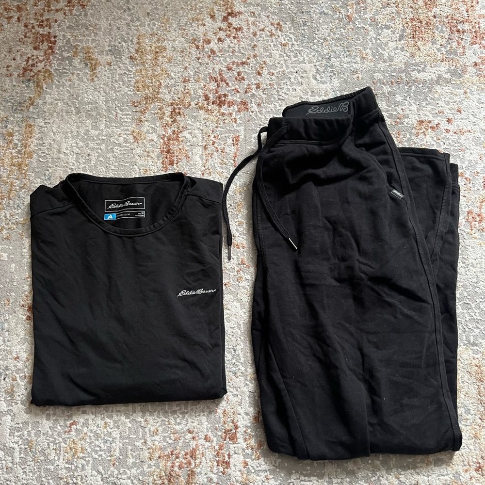 Eddie Bauer Men’s Shirt Lounge Pants Bundle